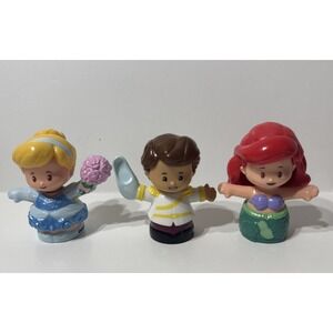 2016 Disney Princess FisherPrice Mattel Little People LOT Cinderella Prince Arie